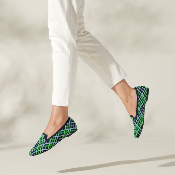 Vivaia Shoes - VIVAIA Palette Audrey Women’s Size 8.5 Round Toe Woven Knit Loafer Flats Green